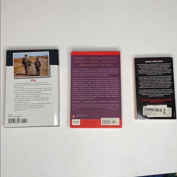 3 Book Bundle- The Warrior’s Heart, Stalingrad and Thirty Seconds Over Tokyo - Picture 2 of 12